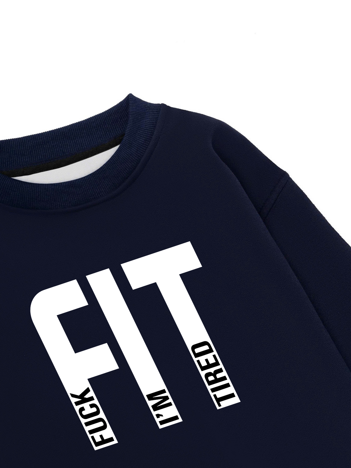 Áo Sweater Nỉ Hai Da Im Fit