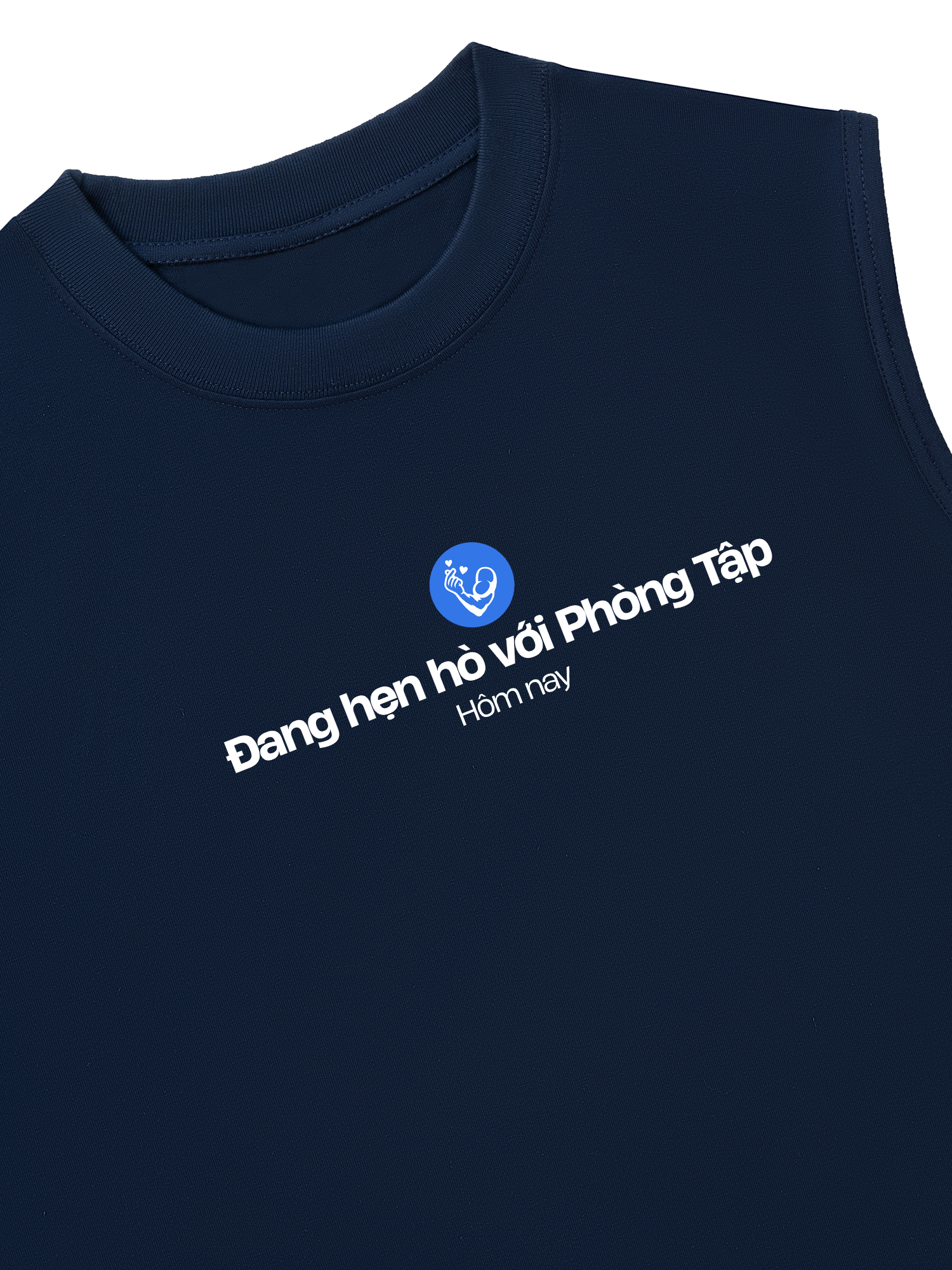 Áo Ba Lỗ Relaxed Fit Hẹn Hò Phòng Tập