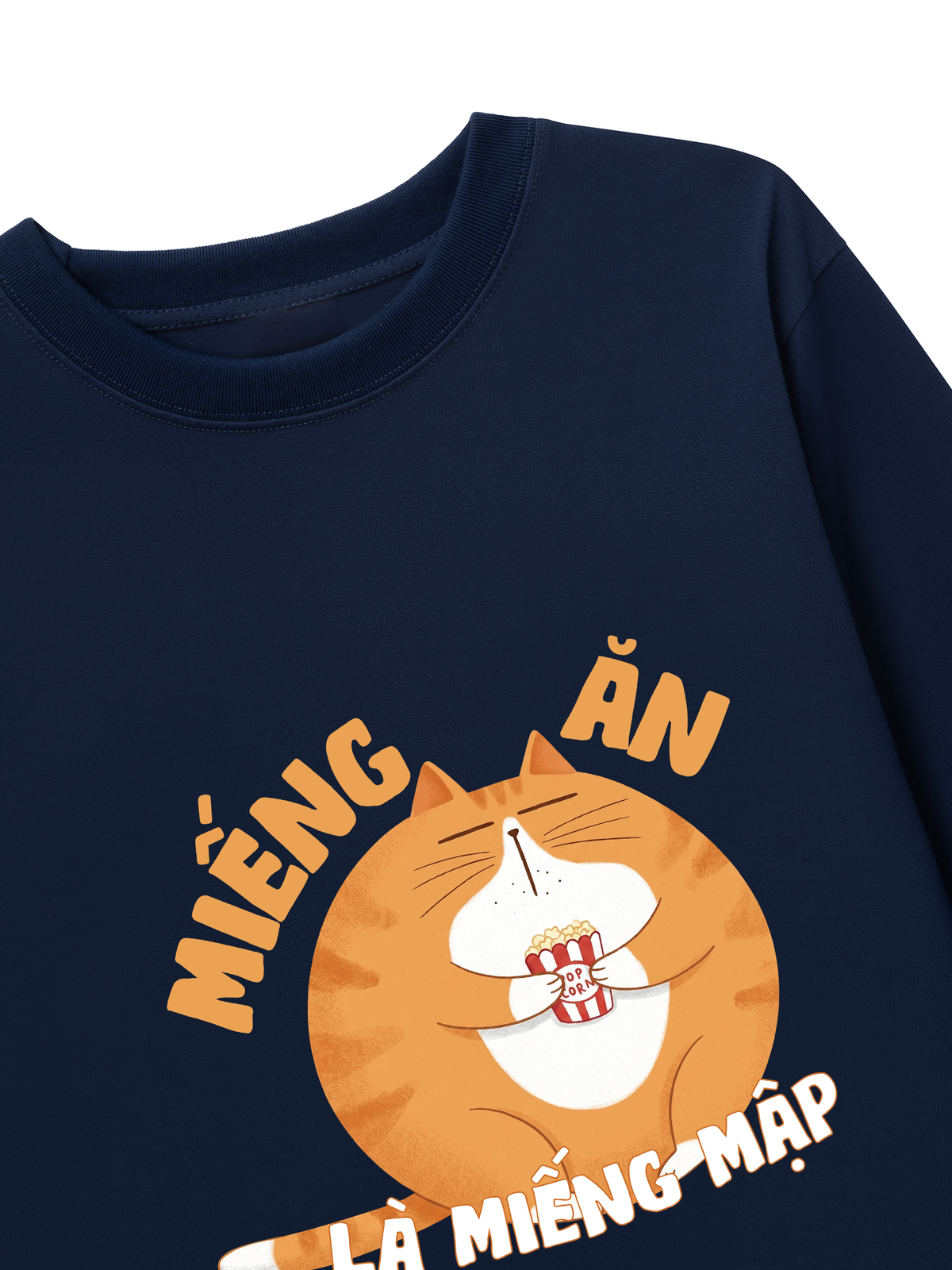 Áo Dài Tay Miếng Ăn Là Miếng Mập