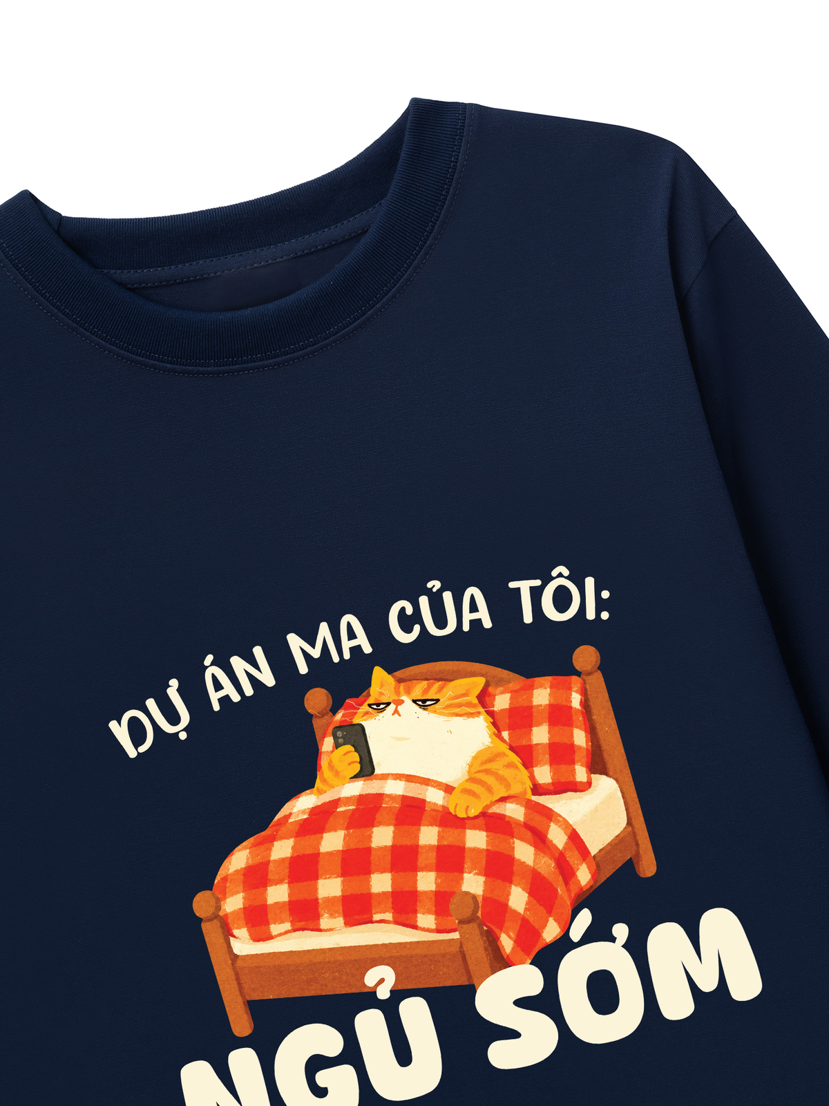 Áo Dài Tay Dự Án Ma Của Tôi Ngủ Sớm
