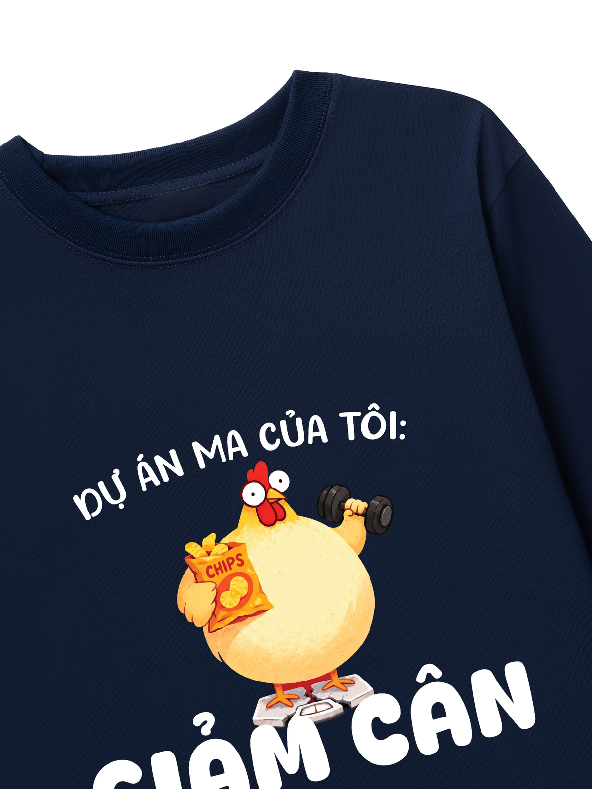 Áo Dài Tay Dự Án Ma Của Tôi Giảm Cân