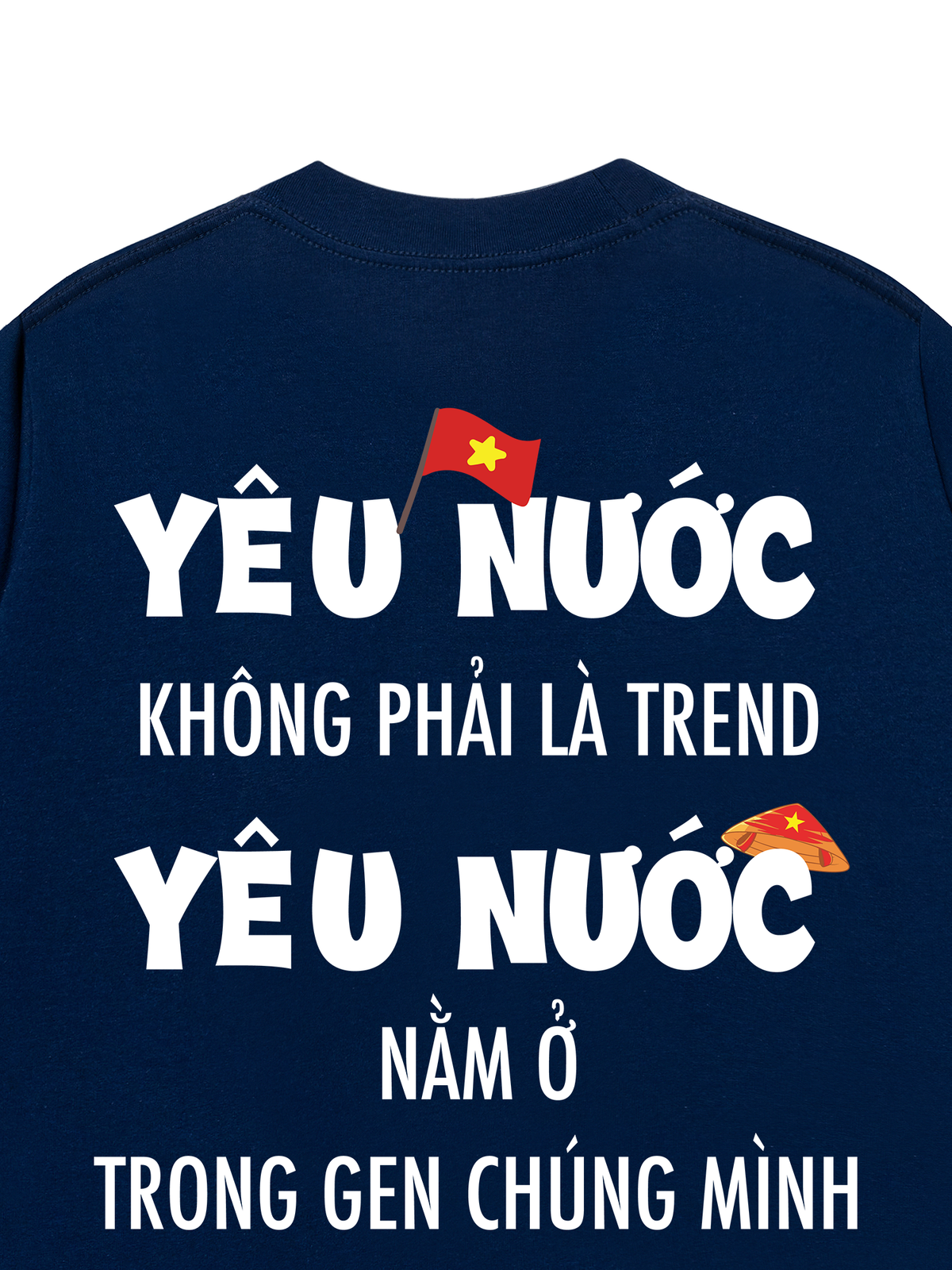 Áo Thun Relaxed Fit Yêu Nước Không Phải Là Trend