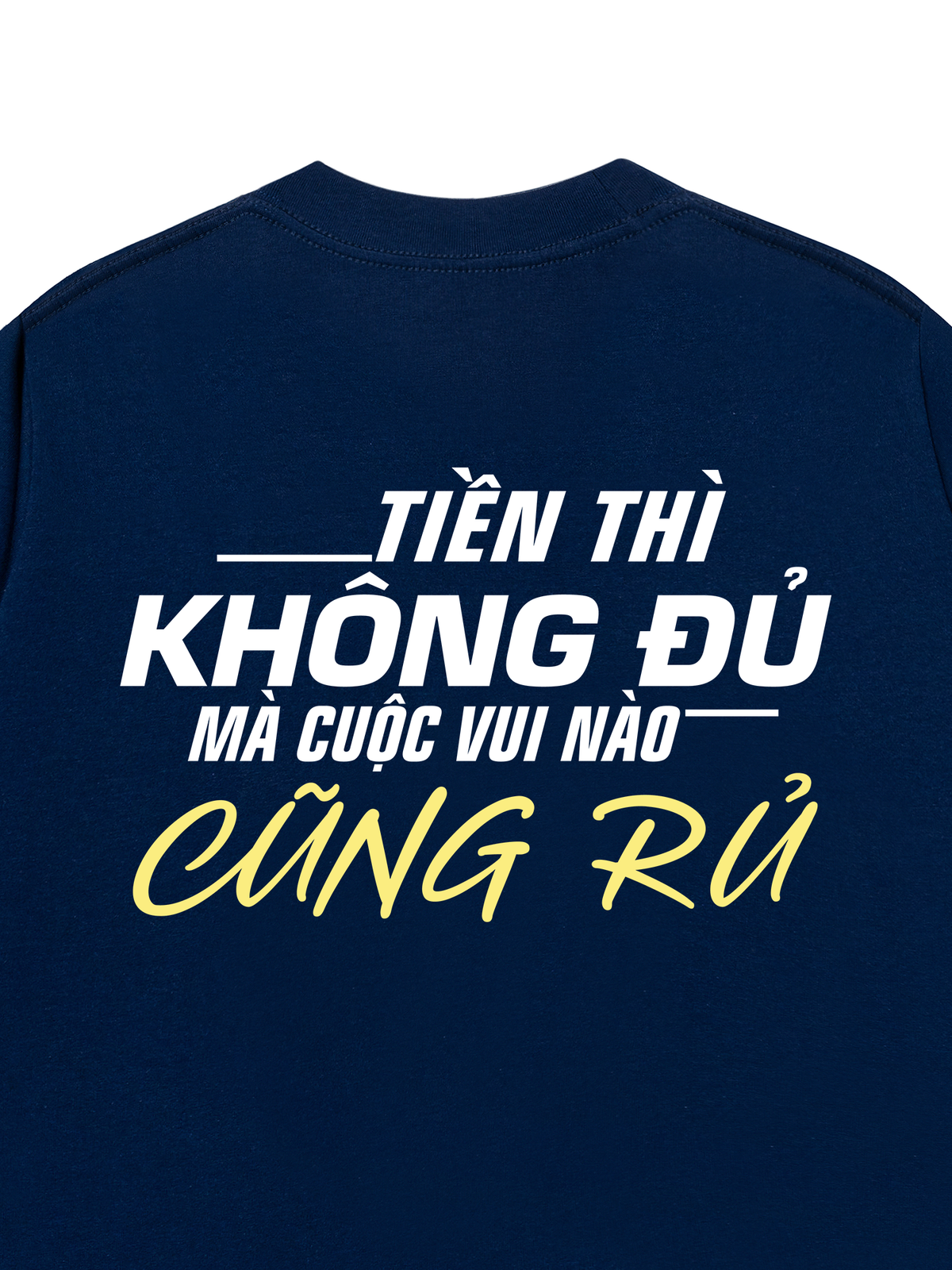 Áo Thun Relaxed Fit Tiền Thì Không Đủ