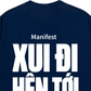 Áo Thun Relaxed Fit Xui Đi Hên Tới