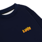 Áo Sweater Nỉ Hai Da Lười