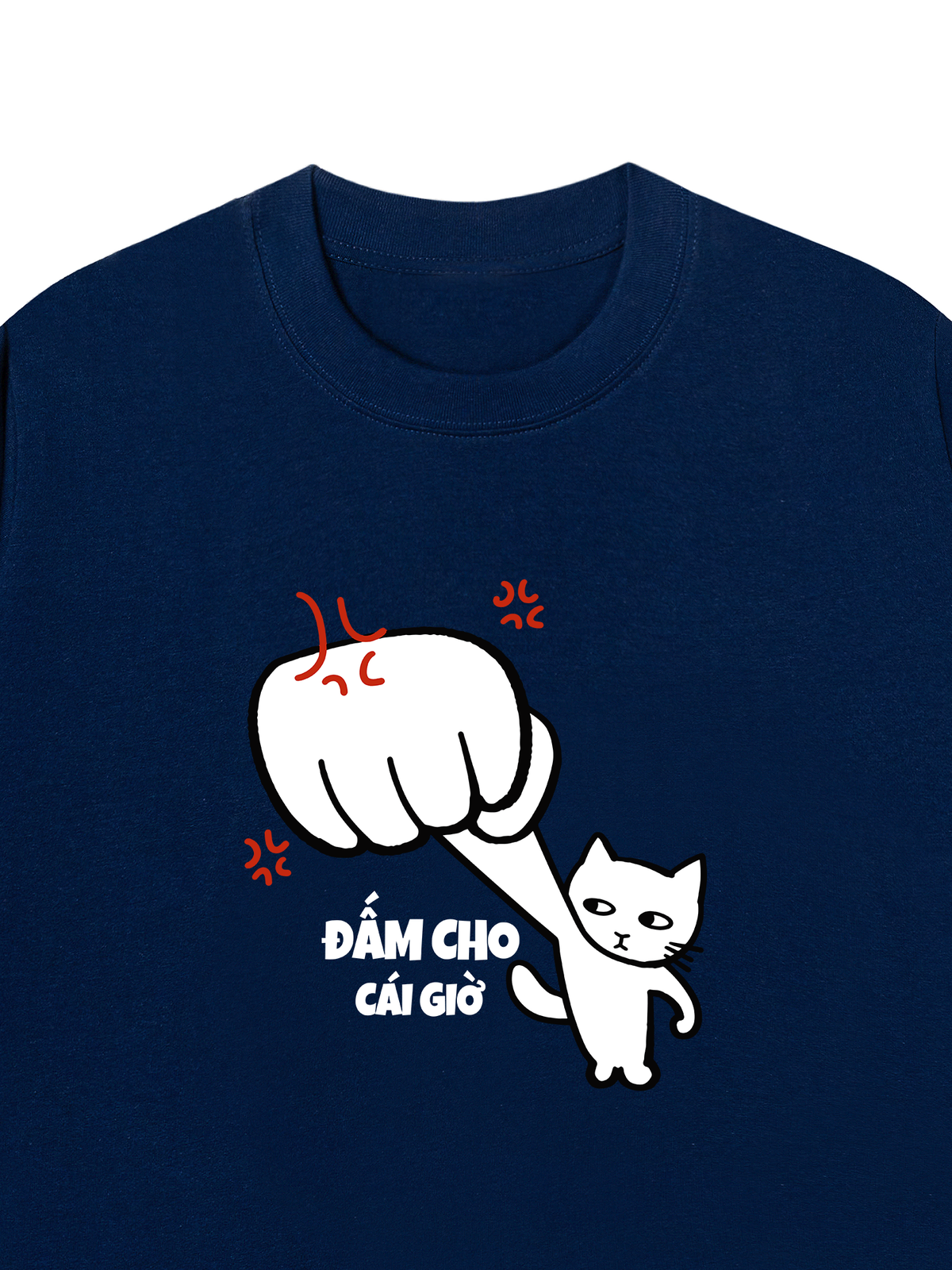 Áo Thun Relaxed Fit Đấm Cho Cái Giờ