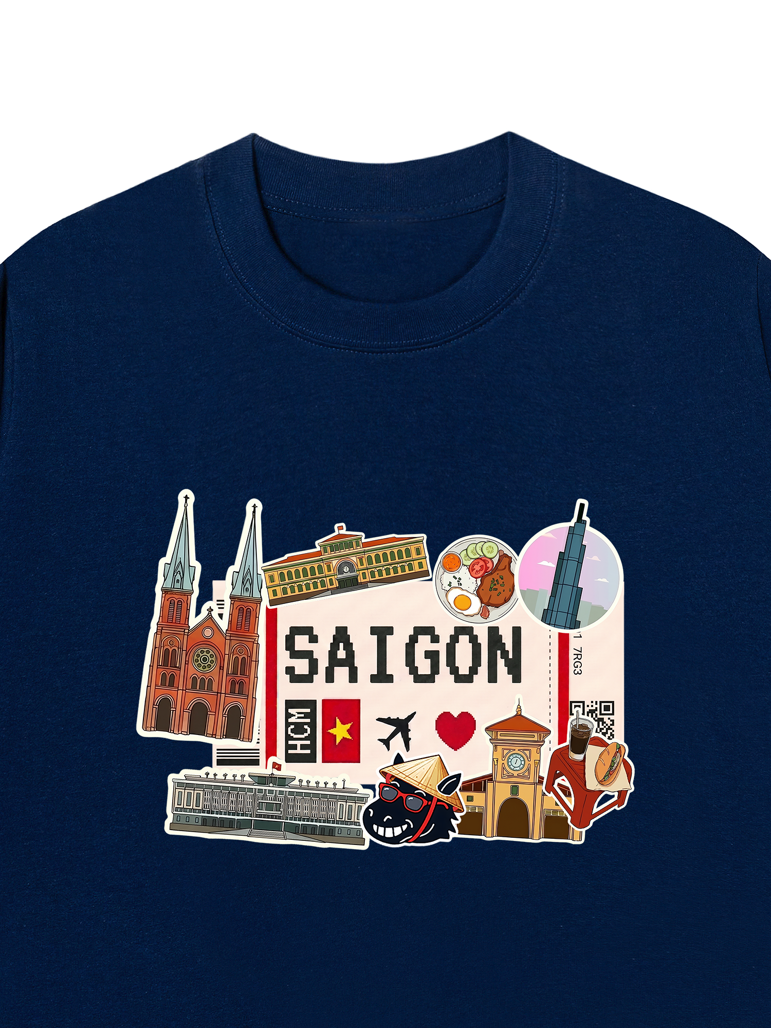 Áo Thun Relaxed Fit Du Lịch Sài Gòn