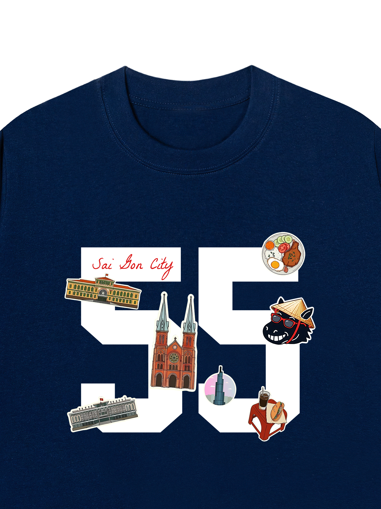 Áo Thun Relaxed Fit Sài Gòn 55