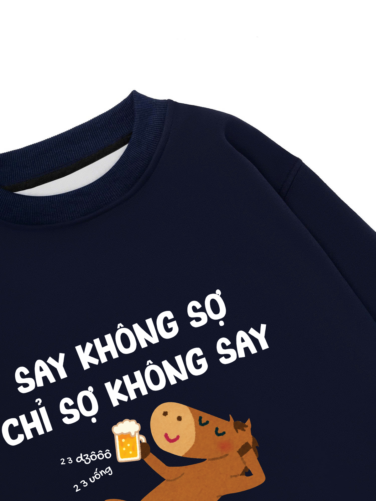 Áo Sweater Nỉ Hai Da Say Không Sợ