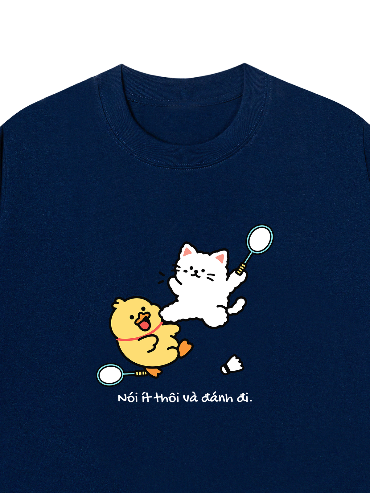 Áo Thun Relaxed Fit Nói Ít Đánh Đi