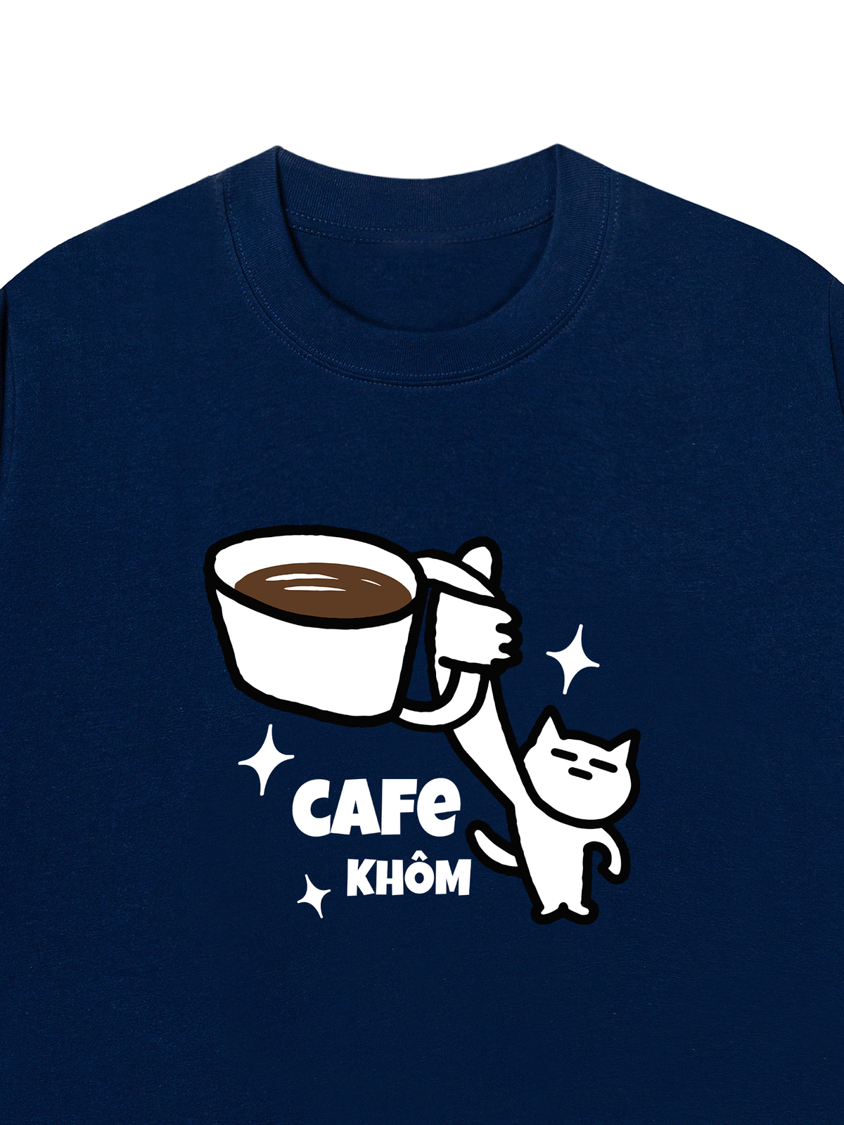 Áo Thun Relaxed Fit Cafe Khôm