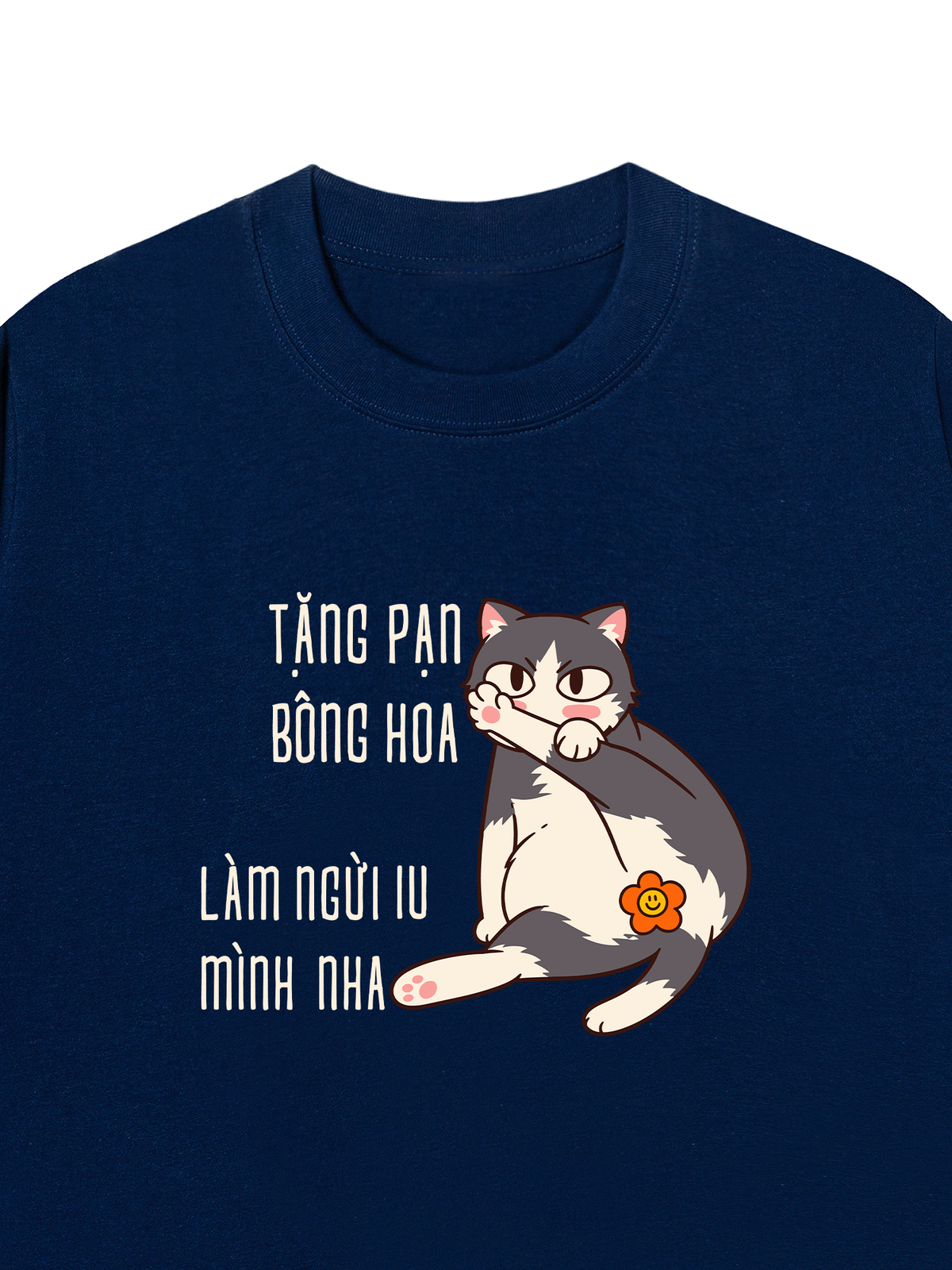 Áo Thun Relaxed Fit Tặng Bạn Bông Hoa