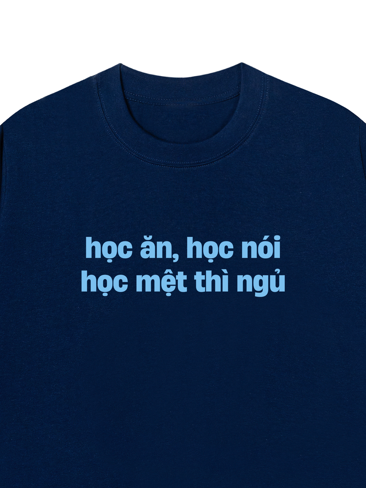 Áo Thun Relaxed Fit Học Mệt Thì Ngủ