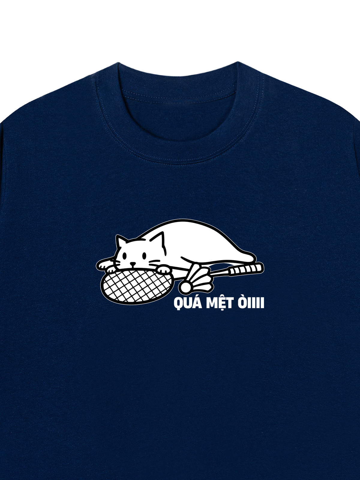 Áo Thun Relaxed Fit Quá Mệt Òiii