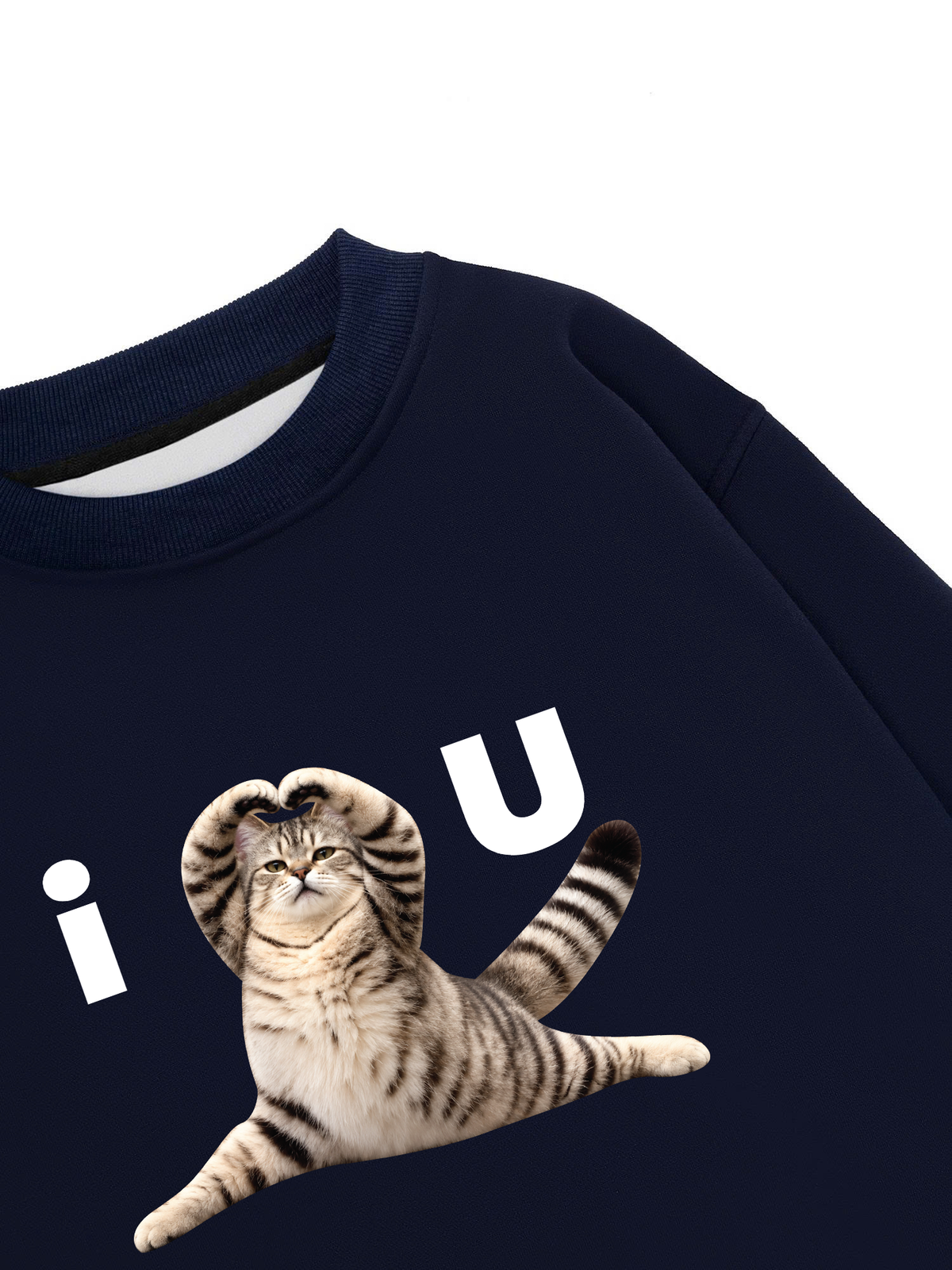 Áo Sweater Nỉ Hai Da I Love You