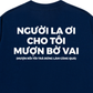 Áo Thun Relaxed Fit Mượn Bờ Vai