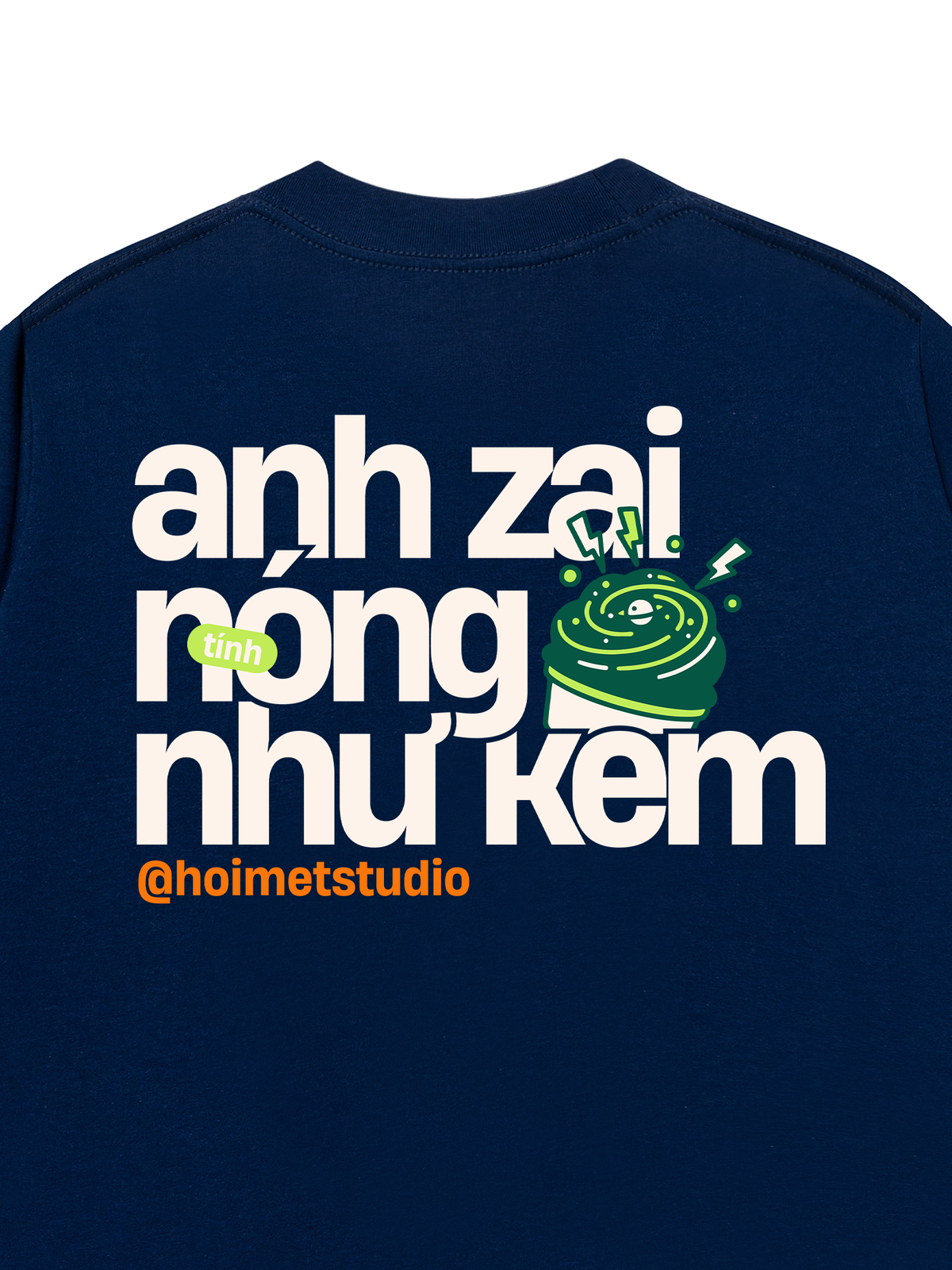 Áo Thun Relaxed Fit Anh Zai Tính Nóng Như Kem