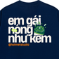 Áo Thun Relaxed Fit Em Gái Tính Nóng Như Kem