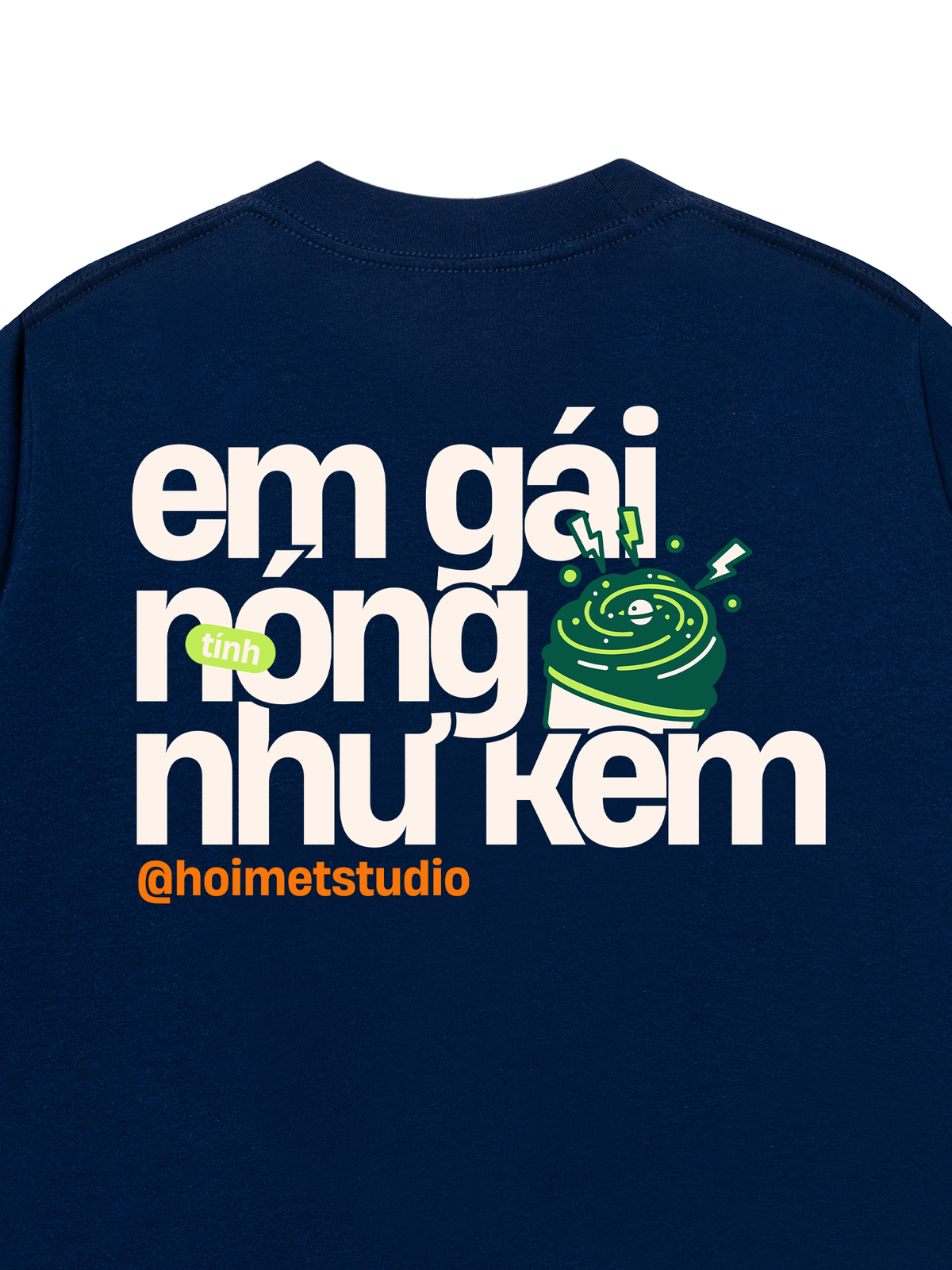 Áo Thun Relaxed Fit Em Gái Tính Nóng Như Kem