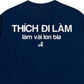Áo Thun Relaxed Fit Làm Vài Lon Bia