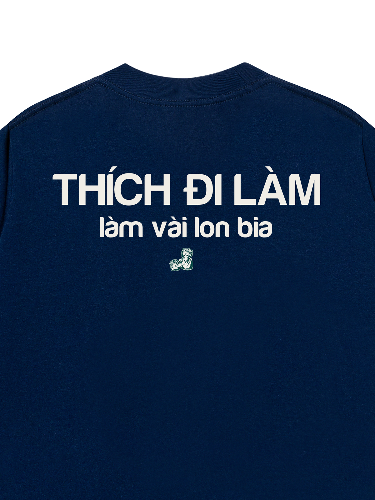 Áo Thun Relaxed Fit Làm Vài Lon Bia
