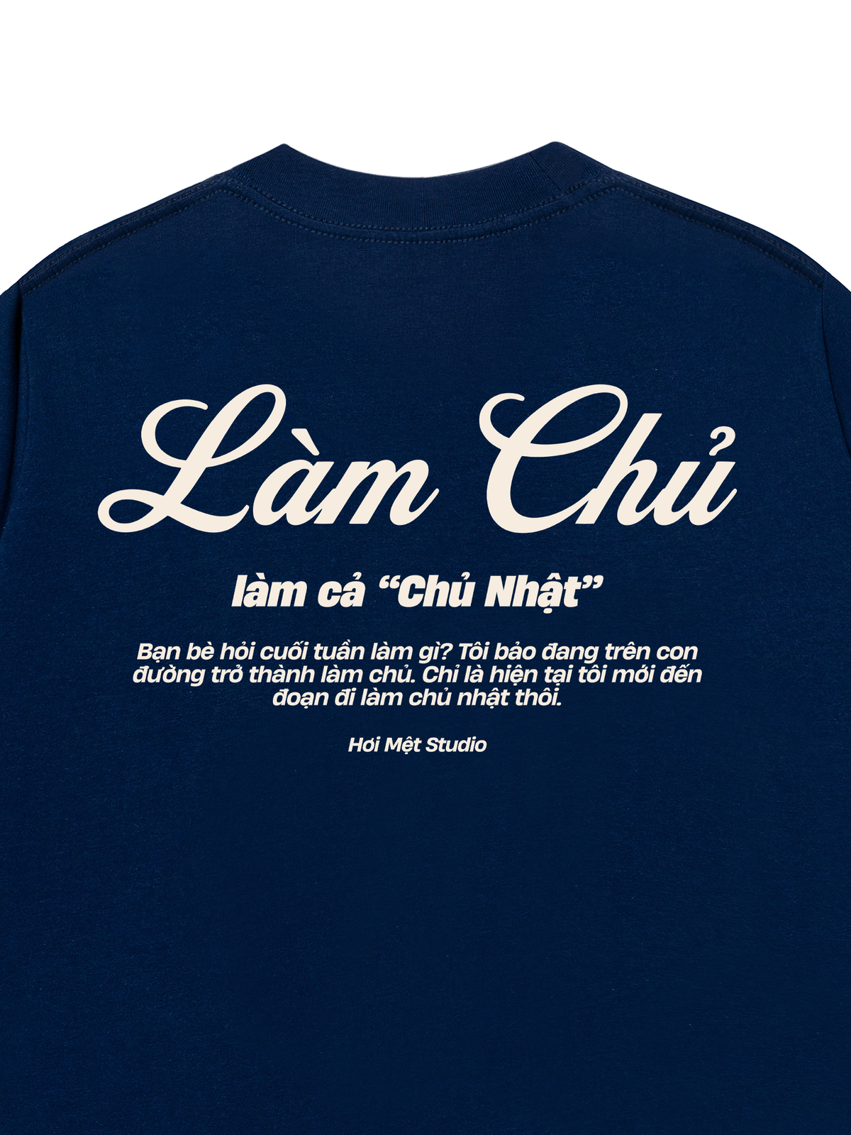 Áo Thun Relaxed Fit Làm Cả Chủ Nhật