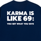 Áo Thun Relaxed Fit Karma Like 69