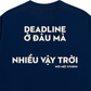Áo Thun Relaxed Fit Nhiều DeadLine