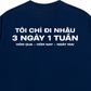 Áo Thun Relaxed Fit Nhậu 3 Ngày 1 Tuần