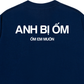 Áo Thun Relaxed Fit Anh Bị Ốm