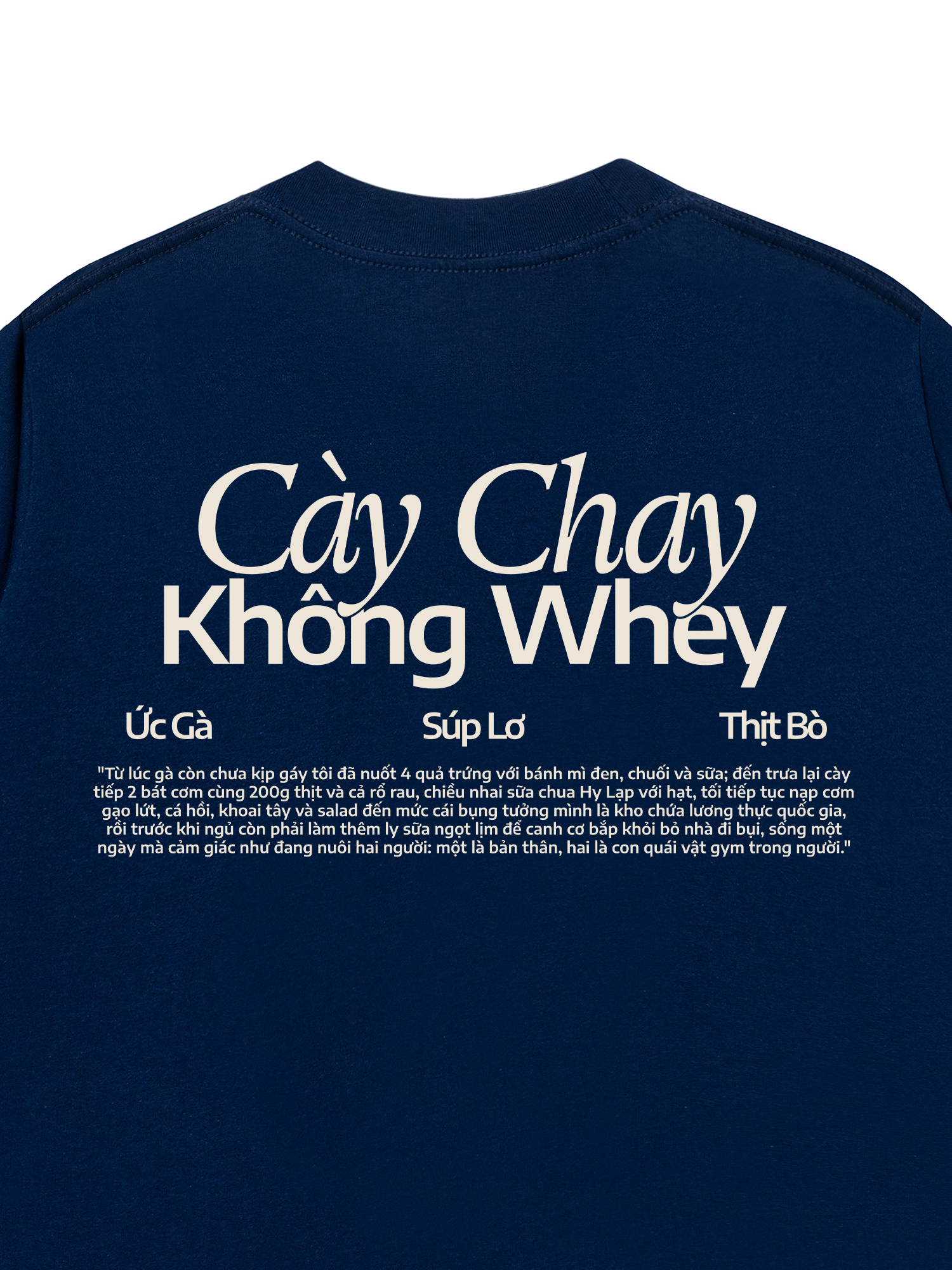 Áo Thun Relaxed Fit Cày Chay Không Whey
