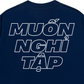 Áo Thun Relaxed Fit Muốn Nghỉ Tập Tạ