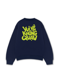 Áo Sweater Nỉ Hai Da Vui Vẻ Không Quạu