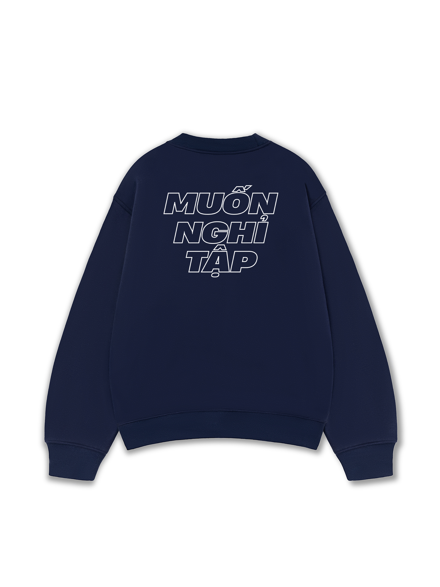 Áo Sweater Nỉ Hai Da Muốn Nghỉ Tập Tạ