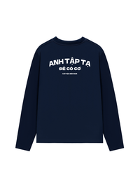 Áo Dài Tay Anh Tập Tạ