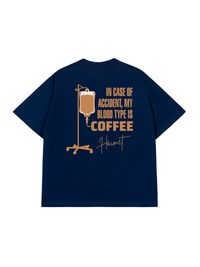 Áo Thun Relaxed Fit Blood Type Is Coffee