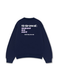 Áo Sweater Nỉ Hai Da Lý Do Đi Tập