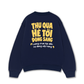 Áo Sweater Nỉ Hai Da Thu Qua Hè Tới Đông Sang