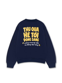 Áo Sweater Nỉ Hai Da Thu Qua Hè Tới Đông Sang