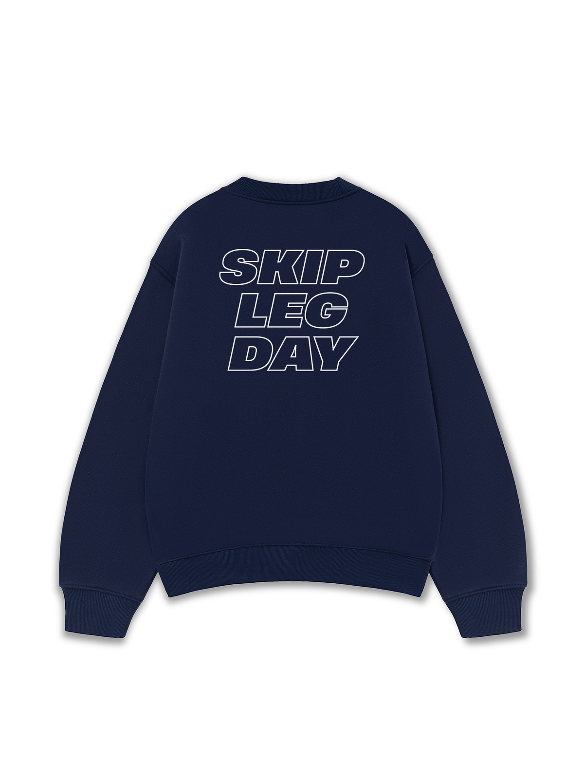 Áo Sweater Nỉ Hai Da Skip Leg Day