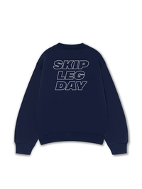 Áo Sweater Nỉ Hai Da Skip Leg Day