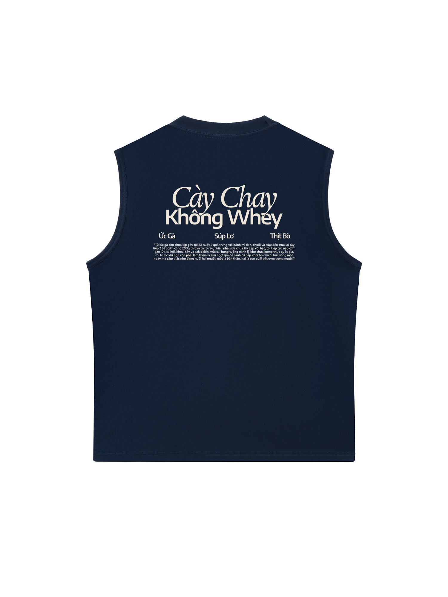 Áo Ba Lỗ Relaxed Fit Cày Chay Không Whey