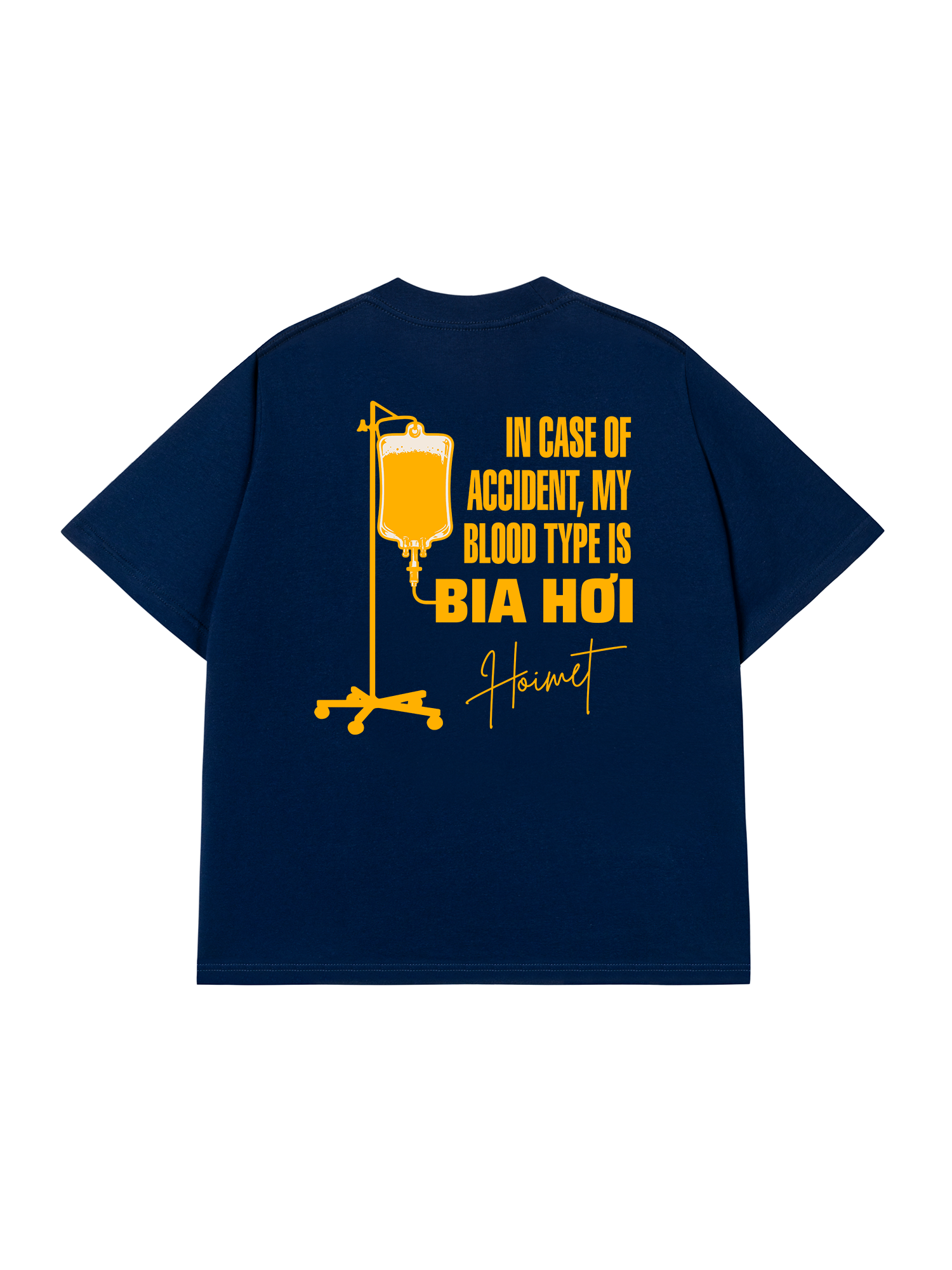Áo Thun Relaxed Fit Blood Type Is Bia Hơi