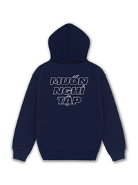 Áo Hoodie Nỉ Hai Da Muốn Nghỉ Tập Tạ