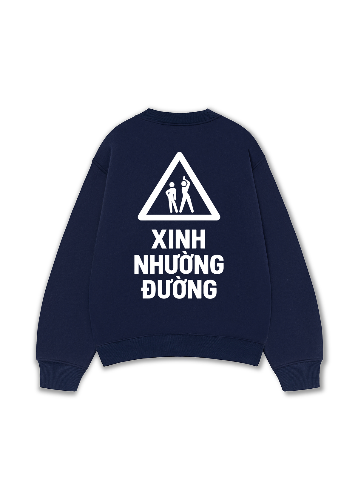Áo Sweater Nỉ Hai Da Xinh Nhường Đường