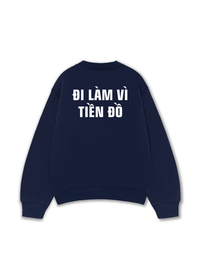 Áo Sweater Nỉ Hai Da Đi Làm Vì Tiền Đồ