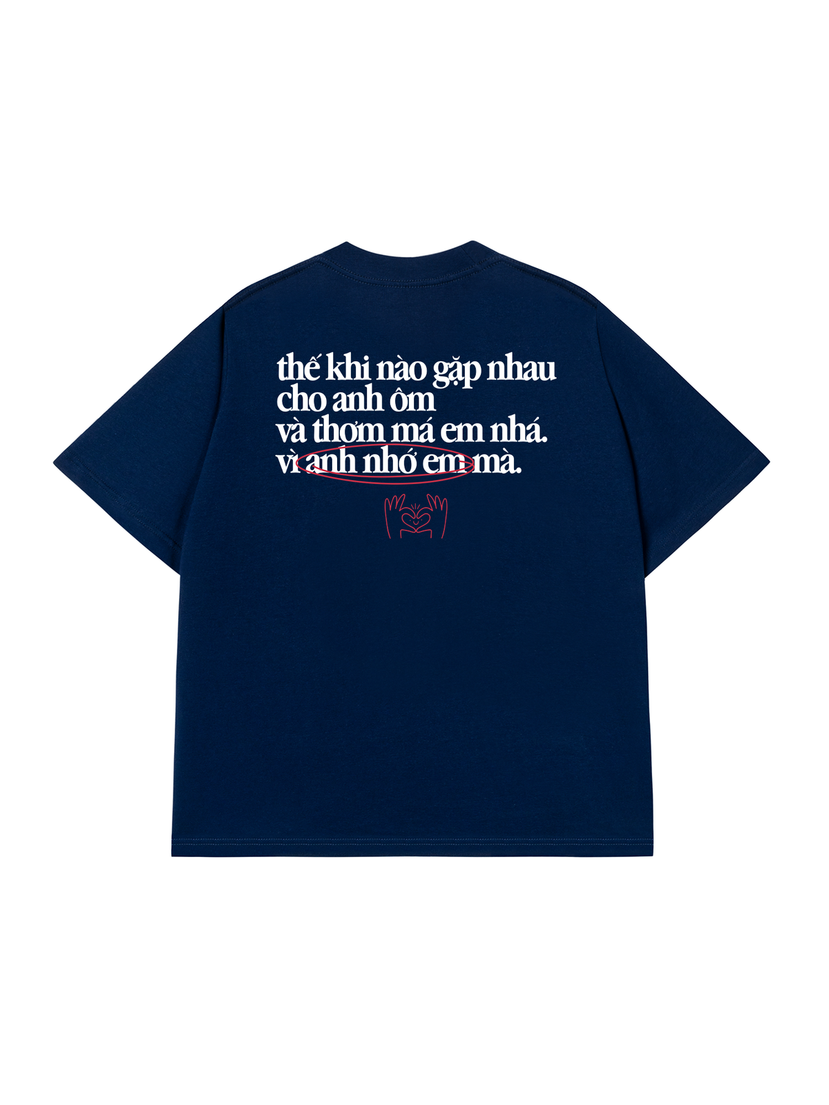 Áo Thun Relaxed Fit Anh Nhớ Em