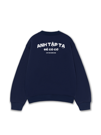 Áo Sweater Nỉ Hai Da Anh Tập Tạ