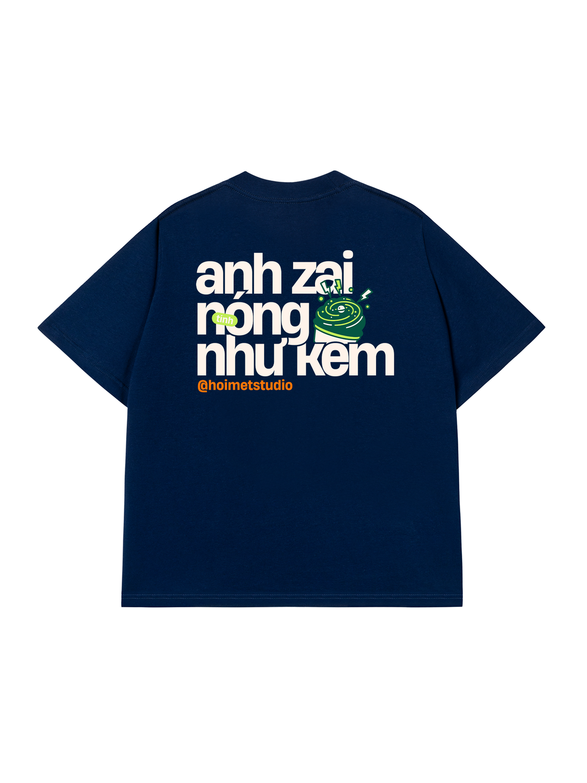 Áo Thun Relaxed Fit Anh Zai Tính Nóng Như Kem