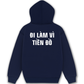 Áo Hoodie Nỉ Hai Da Đi Làm Vì Tiền Đồ